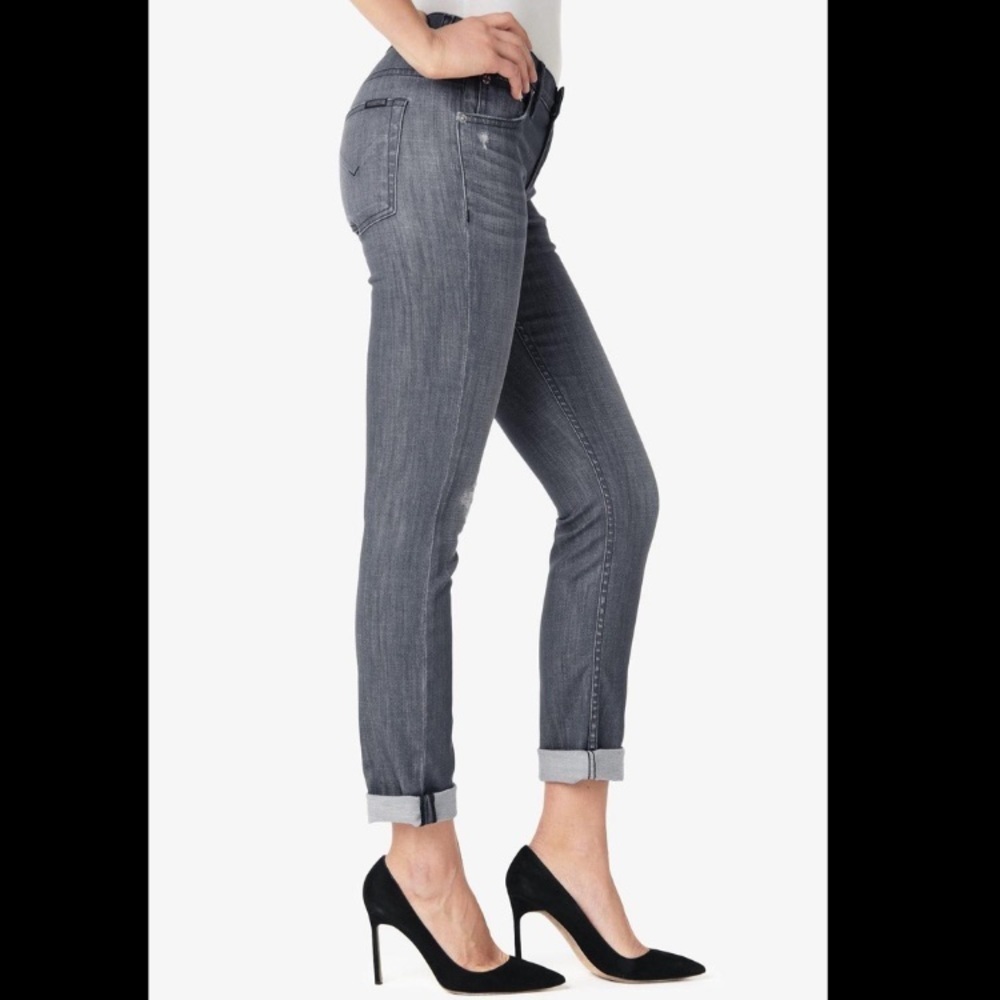 HUDSON Jeans Skylar Relaxed Straight Skinny Jeans